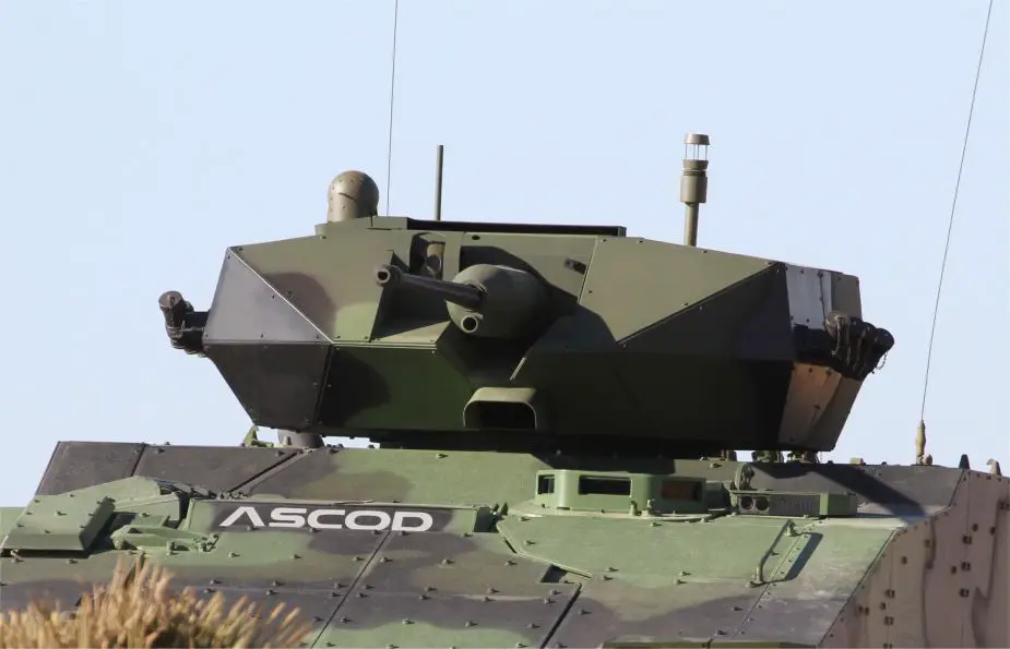 ASCOD IFV Infantry Fighting Vehicle tracked armoured General Dynamics European Land Systems Rafael turret details 001