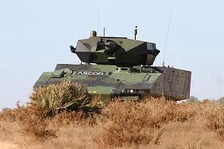 ASCOD IFV Infantry Fighting Vehicle tracked armoured General Dynamics European Land Systems front view 001