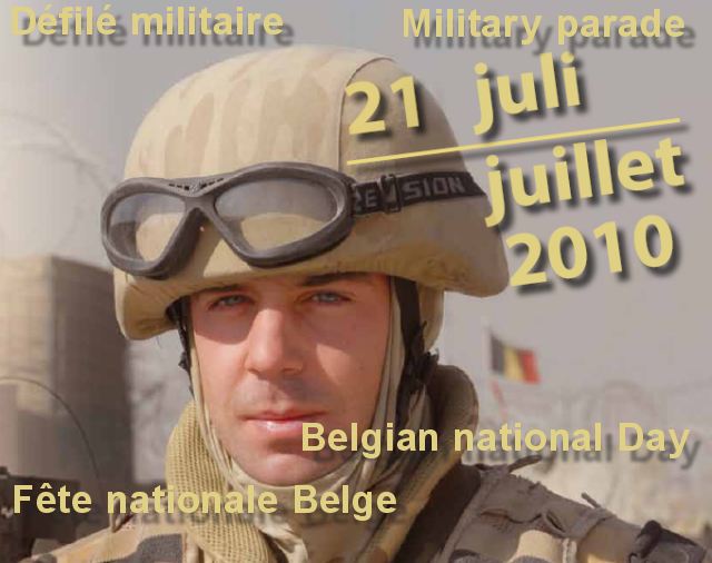 21 juillet 2010 parade militaire belge Belgique photos images fête nationale forces terrestres soldats équipements véhicules militaires