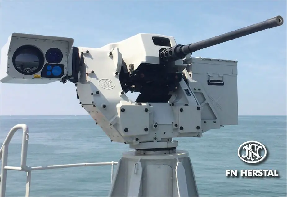 Sea deFNder Naval RWS Remote Weapon Station Remotely Operated FN Herstal Belgium defense industry 925 001