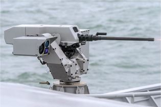 Sea deFNder Naval RWS Remote Weapon Station Remotely Operated FN Herstal Belgium defense industry right side view 001