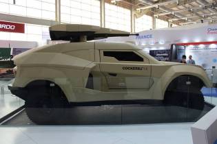 Cockerill i X 4x4 integrated interceptor fast combat stealth wheeled armored vehicle right side view 001