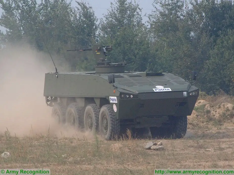 Patria AMV 8x8 wheeled armoured vehicle Finland Finnish defense industry 925 001