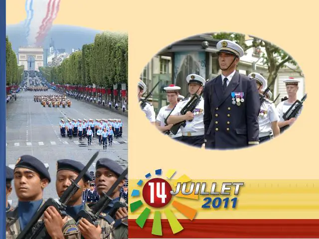 14 juillet 2011 parade défilé militaire armée française France fête nationale véhicules blindés soldats équipements avions hélicoptères 