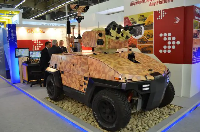 G-NIUS - a leader in the development and manufacturing of unmanned ground systems - unveils its Hybrid Unmanned Ground Vehicle with a high level of maneuverability, and its unique robotic suite that enables any vehicle to perform as Unmanned. 