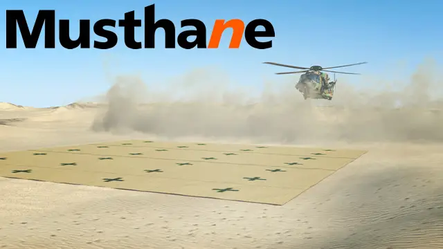 Musthane, a French company, has invented a very new and smart Ground Mobility Improvement Mats & Trackways. This very unique solution, based on an innovative combination of polymers, composite materials and technical textiles, exceeds the performances of existing plastic or metallic rapid deploy mats thanks to its original design, made of a double-ply rubber coated fabric reinforced with composite rods.