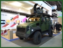 At Eurosatory 2014, Rafael Advanced Defense Systems exhibits Trophy - a situational awareness and active protection hard kill system that operates in three major stages: Threat detection and threat tracking followed by hard kill countermeasure (Multiple Explosive Formed Penetrators – MEFP) activation and threat neutralization.