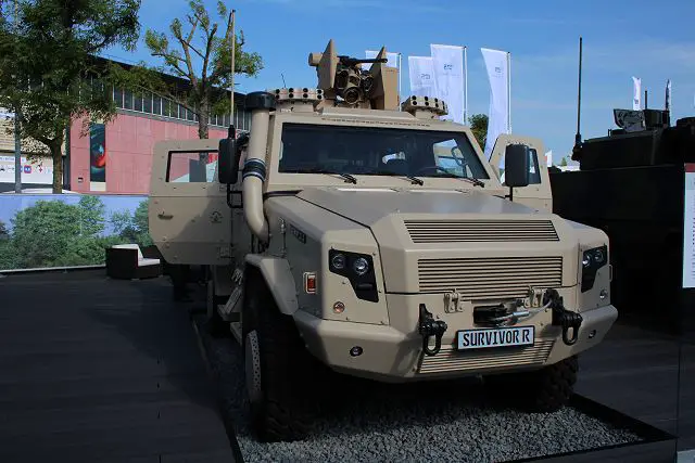 The highest possible levels of tactical and strategic mobility, combat effectiveness, and maximum survivability are all key requirements for modern military vehicles. To response to this new requests, Rheinmetall MAN Military Vehicles presents at Eurosatory 2014, the Survivor-R. The new vehicle can be viewed on Rheinmetall’s stand (outdoor D 211) at Eurosatory 2014. The displayed demonstrator is configured for a CBRN-Reconnaissance role, this a major core competence of Rheinmetall Defence.