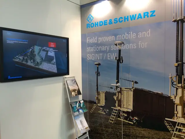 Eurosatory 2016 R&S showcases in Europe the DDF1555 portable direction finder 2