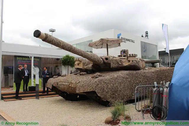 Rheinmetall has developed a Main Battle Tank Demonstrator with more fire power and protection 640 001