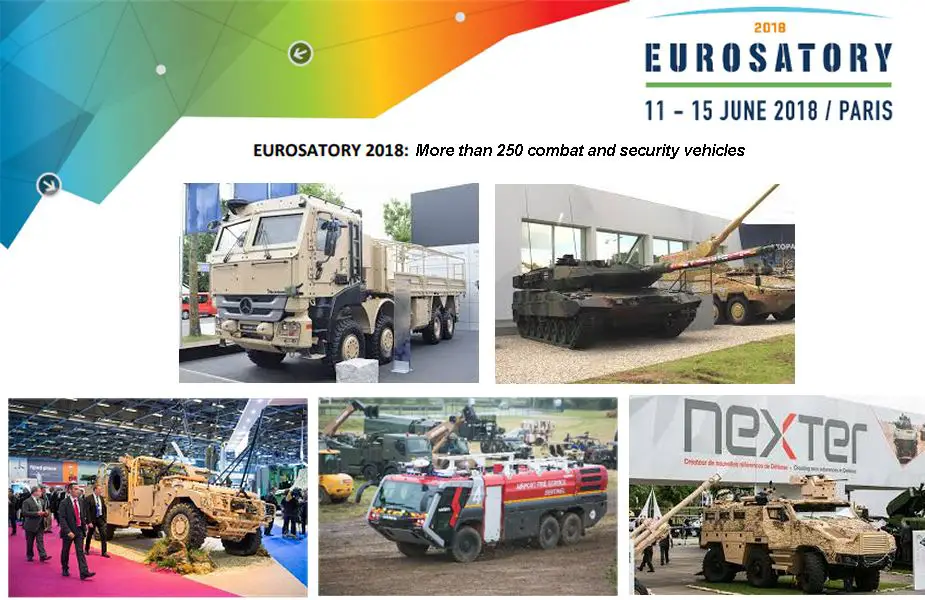 Eurosatory 2018 More than 250 armored combat and security vehicles will be showed 925 001