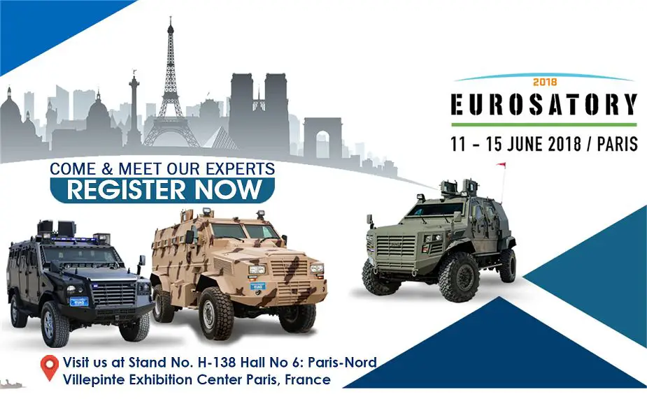 Visit IAG at eurosatory 2018 jaws rila Guardian Max 4x4 armored vehicle 925 001