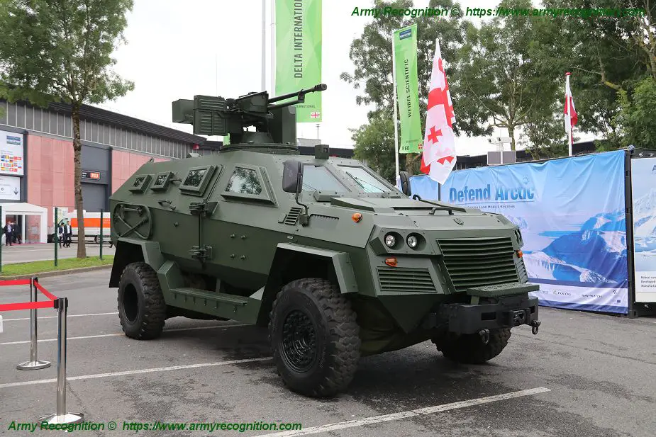 Georgian defense industry presents Didgori 4x4 armored at Eurosatory 2018 925 001
