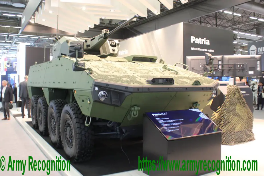  Eurosatory 2022 (13 au 17 juin à Paris)  Patria_showcasing_state-of-the-art_protected_mobility_and_defence_systems_at_Eurosatory