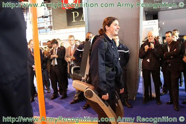 At MILIPOL 2011 a French Defence Company has developed in collaboration with the DGA (French General Directorate for Armament) a collaborative exoskeleton robot (HERCULE), designed to assist a human for carrying and handling heavy loads. The HERCULE project established by the DGA, and French companies are currently developing an exoskeleton robot to help for the transport of heavy charge. The exoskeleton could also serve to attend the soldiers and increase their carrying capacity and endurance on the battlefield.