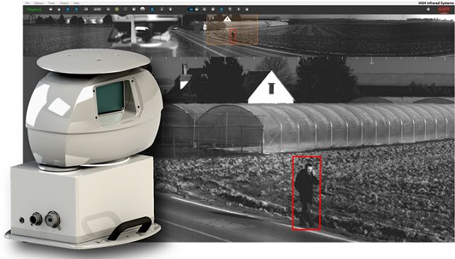 At Milipol 2013, HGH Infrared Systems, an award-winning global provider of 360 degree thermal imaging systems, will unveil, for the first time in Europe, their new high resolution system Spynel-U for Wide Area Surveillance. The new camera, the Spynel-U, is an uncooled, long-wave infrared camera system, joining the family of panoramic, detecting and tracking thermal solutions.