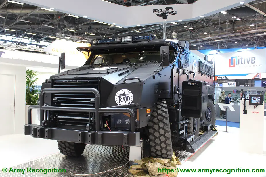 Milipol Paris 2019 Nexter Titus Homeland Security new vehicles for SWAT team operations