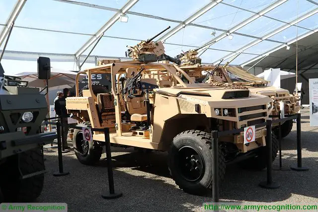 At SOFINS 2017, the Special Operations Forces Innovation Network Seminar Exhibition, the French Company Renault Trucks Defense unveils the prototype of the VLFS (Véhicule Léger Forces Spéciales - Light Vehicle Special Forces) that will replace the old vehicles VPS (Special Forces Patrol Vehicle) and P4 PATSAS in service with the French Special Forces. 