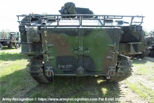 AMX 10P tracked armored IFV Infantry Fighting Vehicle France rear view 001