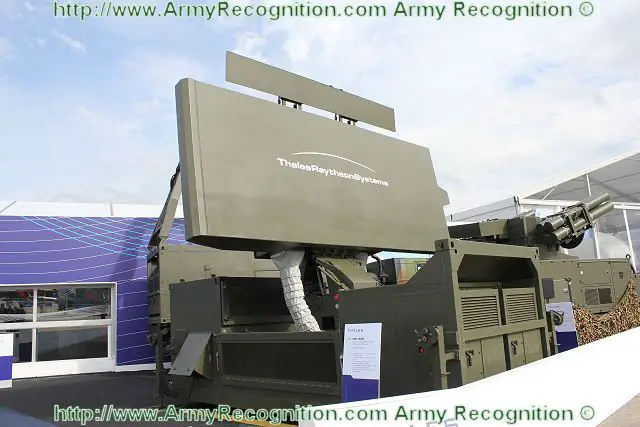 The Ground Master (GM) 400 is a 3-D long-range air defence radar able to detect threats from both high and low altitudes; from 5 to 470 km. Its specific design (S Band, 6s rotation, Full Digital, Stacked Beam, Adaptive Doppler modes) brings a unique capability to track highly manoeuvrable low flying targets with a small Radar Cross Section while providing an excellent global air picture. 