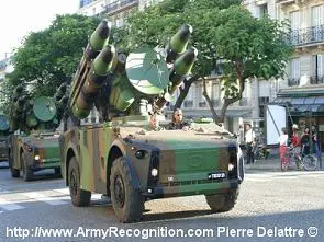 Crotale low altitude ground to air missile system technical data sheet specifications information description intelligence identification pictures photos images video France French Defence Industry