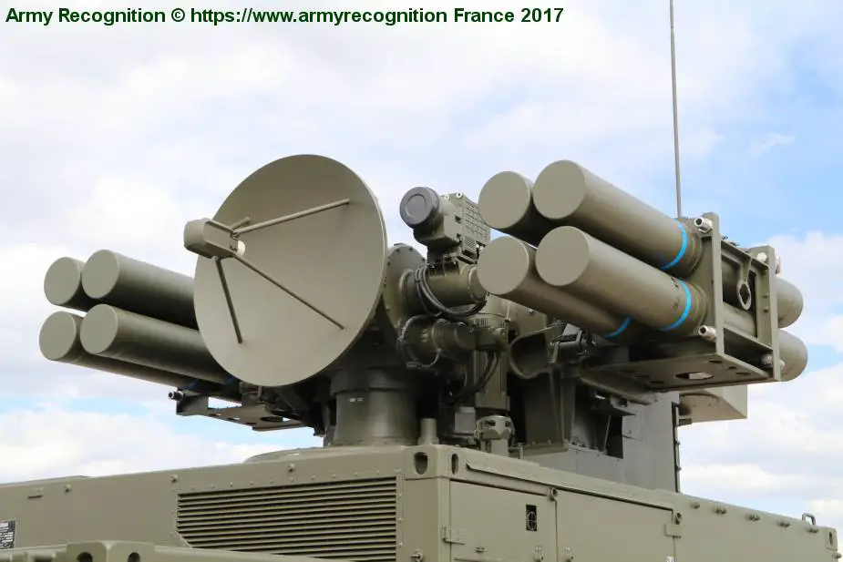 Crotale NG short range mobile air defense missile system France details 925 003