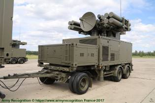 Crotale NG short range mobile air defense missile system France front view 001