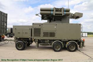 Crotale NG short range mobile air defense missile system France left side view 001