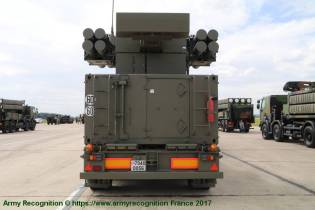 Crotale NG short range mobile air defense missile system France rear view 001