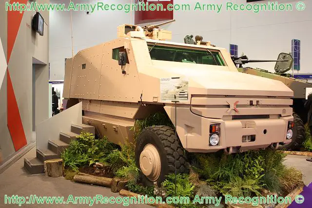Aravis mine protected armoured multipurpose wheeled vehicle technical data sheet information description intelligence identification pictures photos images France French Army