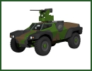 The CRAB, candidate for the VBAE Scorpion (Véhicule Blindé d'aide à l'Engagement – Fire Support Armored Vehicle) program combines two technologies mastered by Panhard: cell survival and integration of remotely operated weapon system. 