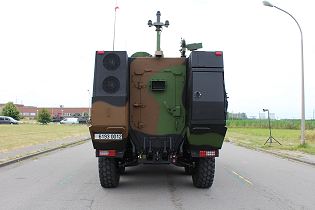 Griffon VBMR 6x6 Armoured Multi role vehicle France French army defense industry military equipment rear view 004