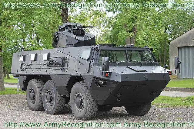 VAB Mark Mk 3 Mk3 wheeled armoured vehicle personnel carrier technical data sheet specifications information description intelligence identification pictures photos images video Renault Trucks Defense France French Defence Industry army military technology