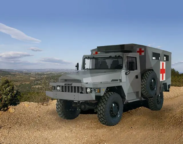 The VLRA TDN-TDE or BASTION ambulance version guarantee a highly mobile and protected medical transport for current and future missions on modern battlefield. With a weight below 11.000 kg, the VLRA TDN-TDE and Bastion are easily transportable by air and sea which makes it also a unique solution for rapid deployment in humanitarian missions or peacekeeping.