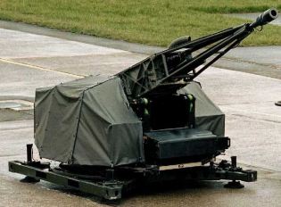 Skyshield Oerlikon ground-based short range air defense system cannon missile technical data sheet specifications information description intelligence pictures photos images identification Germany German army Rheinmetall defense industry army military technology 
