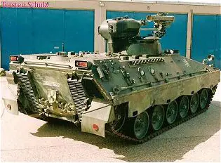 Marder 1A2 armoured infantry fighting vehicle technical data sheet