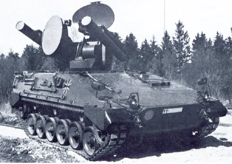 Marder Roland anti-aircraft air defence armoured vehicle Germany