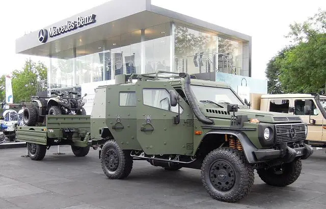 At the Defence Exhibition of Paris, Eurosatory 2012, the German Company Geroh unveils a new military customized trailer for the LAPV (Light Armoured Patrol Vehicle) Daimler Mercedes-Benz. For years, GEROH has developed and manufactured a comprehensive assortment of light and middle army trailers for different military deployment uses. 