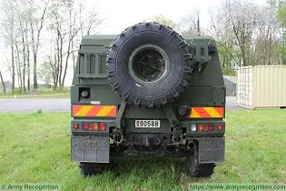 LMV LAV IVECO Defence Vehicles 4x4 light multirole wheeled armoured vehicle Italy Italian defense industry rear view 002