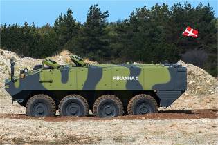 Piranha 5 V wheeled armoured combat vehicle GDELS Switzerland left side view 003