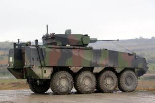 Piranha 5 V wheeled armoured combat vehicle GDELS Switzerland right side view 003