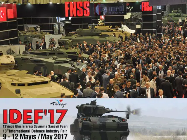 IDEF 2017 pictures Web TV Television video international defense security exhibition fair Istanbul Turkey May 2017 industry army military 