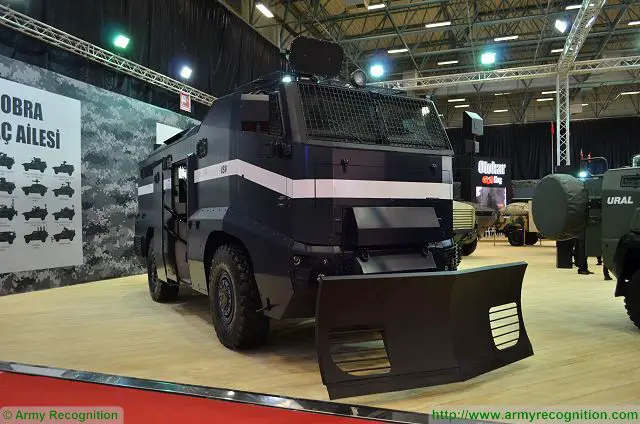OTOKAR ISV Internal Security Vehicle at IDEF 2017, International Defense Exhibition in Istanbul, Turkey 