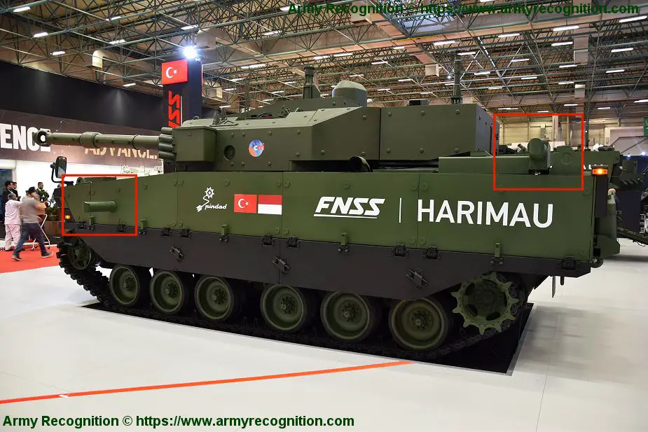 FNSS displays for the first time Kaplan medium tank fitted with PULAT APS IDEF 2019 925 002
