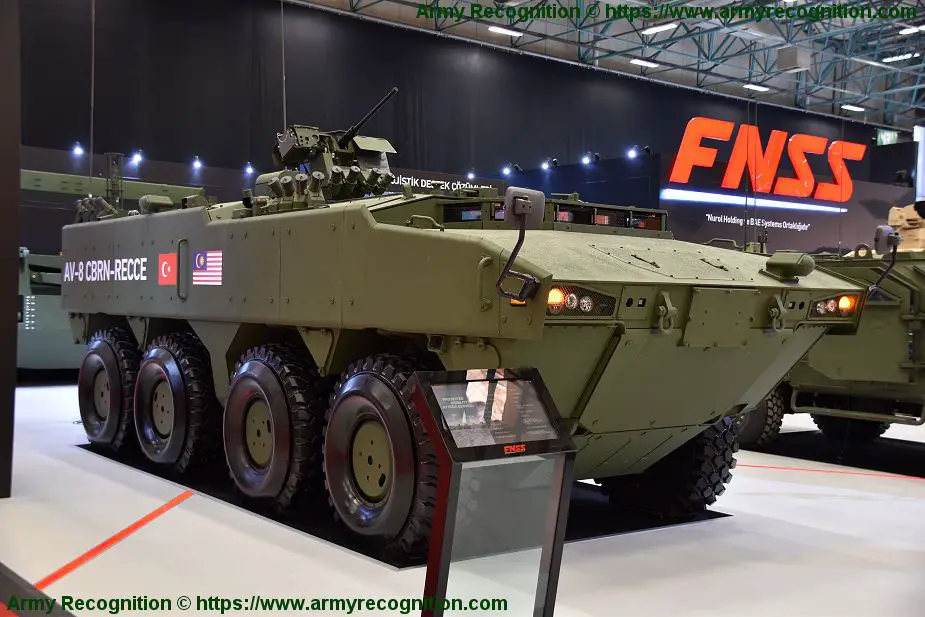 FNSS will deliver NRBC AV8 armored vehicle to Malaysian army IDEF 2019 925 001