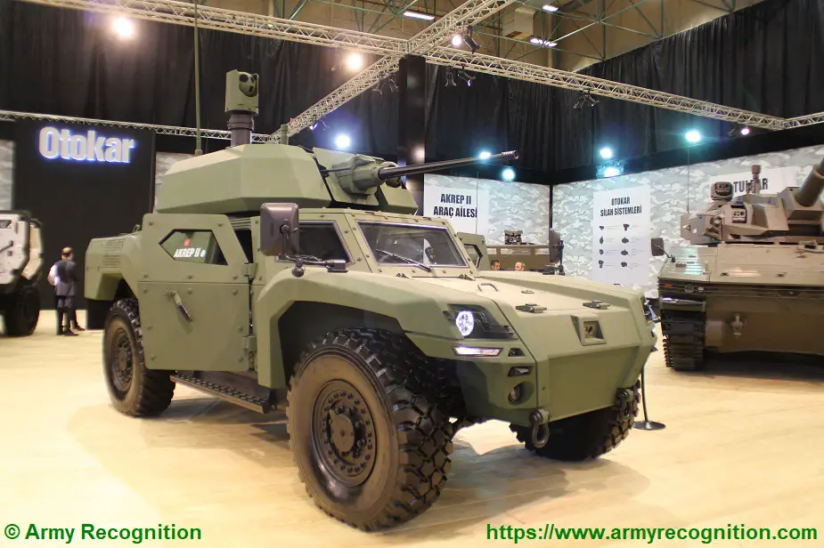 IDEF 2019 Otokar showcases its new generation armoured vehicle family AKREP II