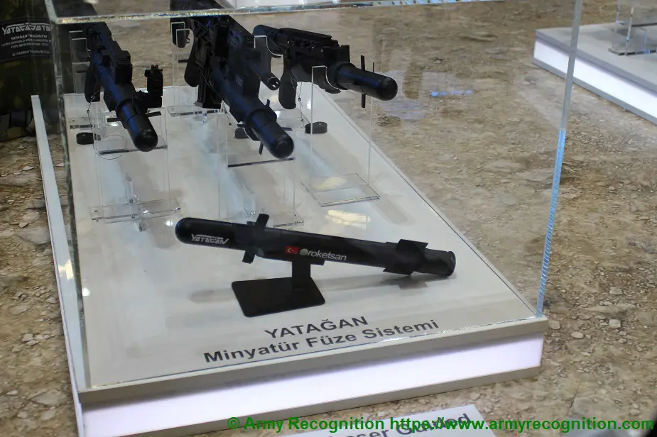 IDEF 2019 Roketsan showcases Yatagan its new laser guided miniature missile system