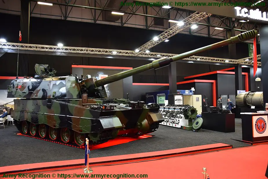 Next Generation FIRTINA NG 155mm tracked self propelled howitzer IDEF 2019 925 001