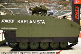 Kaplan STA anti Tank tracked armored vehicle FNSS Turkey right side view 001