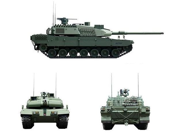 Altay Turkish main battle tank vehicle technical data sheet specifications description information intelligence identification pictures photos images video Turkey Otokar army vehicle defence industry military technology